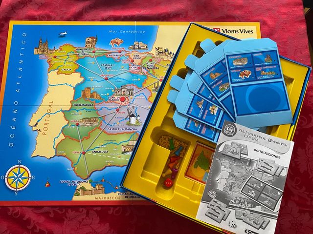 Juego de mesa Viajando por España