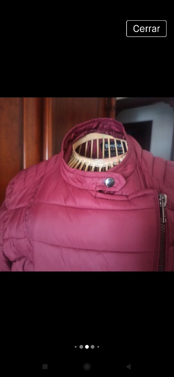 Chaqueta Brshka L  pequeña de mujer color burdeo