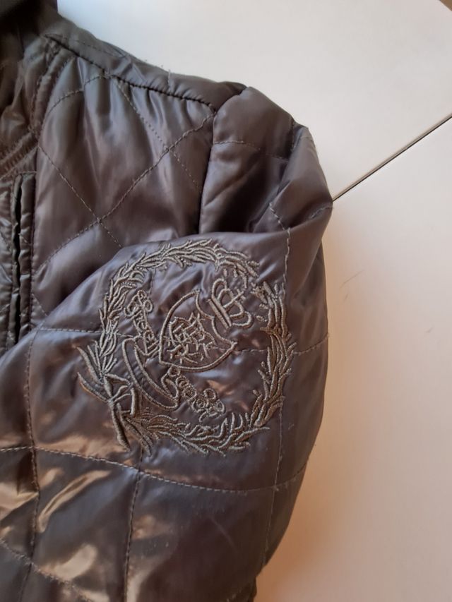 Cazadora acolchada caqui de Green Coast