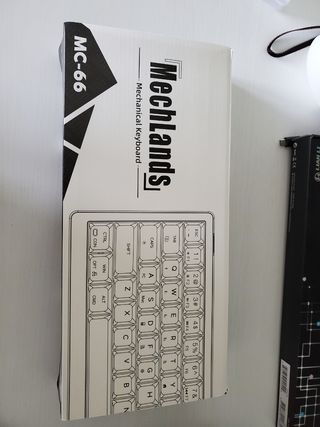 Teclado Mecanico Custom 65% Mechlands MC66 Negro