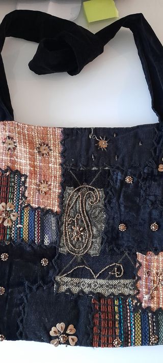 Bolso de terciopelo