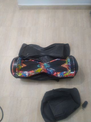 Hoverboard mediano, 8'5" pulgadas, modelo grafiti.