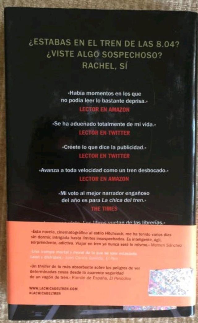 Libro La chica del tren