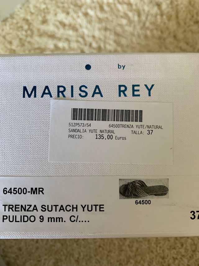 Sandalia Yute natural Marisa rey