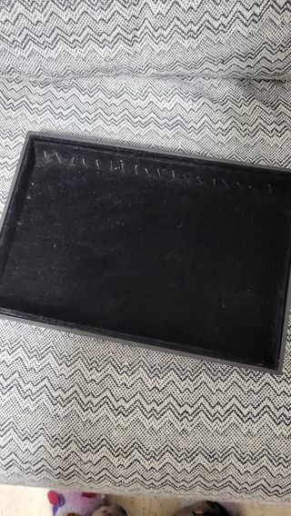 expositor joyas de terciopelo 