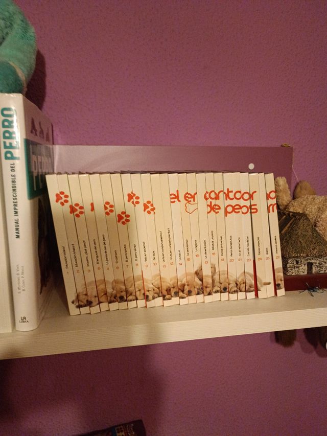 25  libros.tomos  del encantador de perros