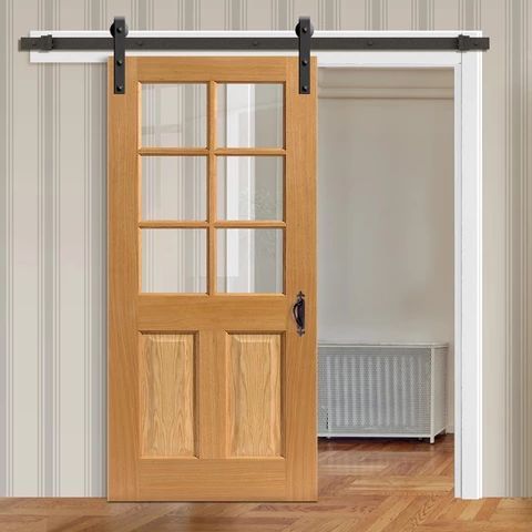 Puerta Granero con Espejo