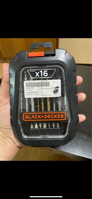 Brocas para taladro juego de 16