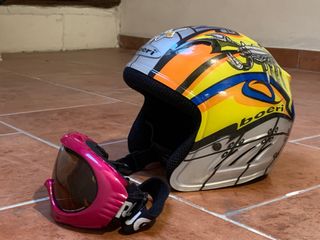 Casco e occhiali