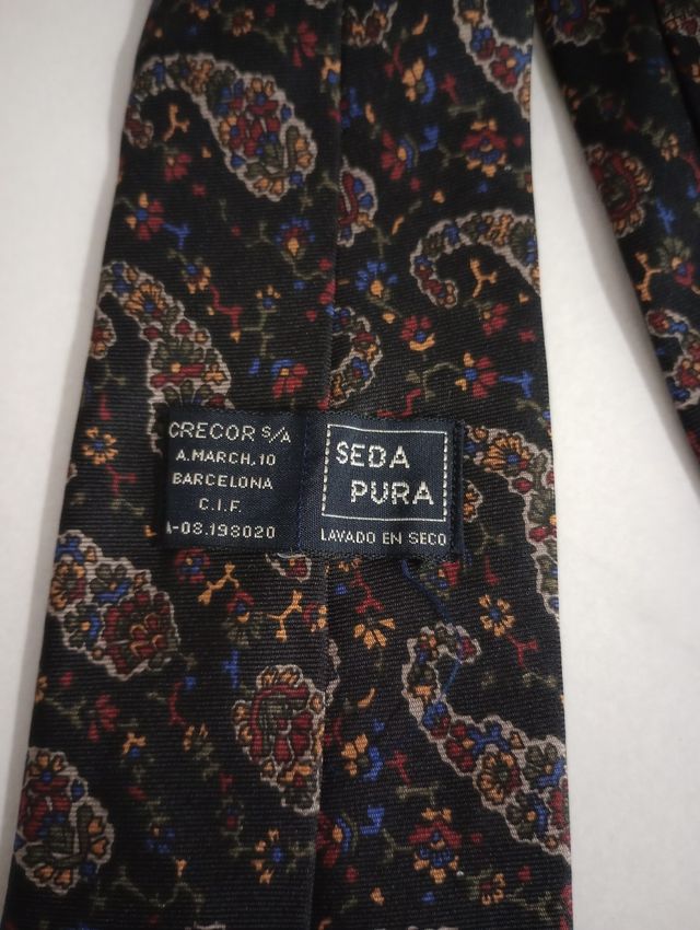 Corbata seda
