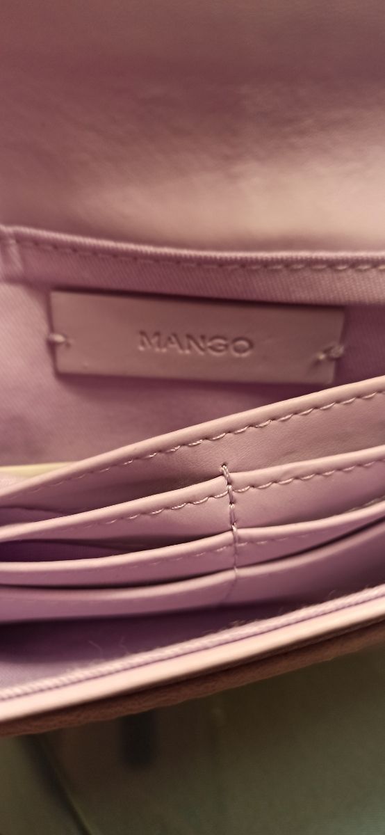 Bolso pequeño malva, de Mango, a estrenar!!