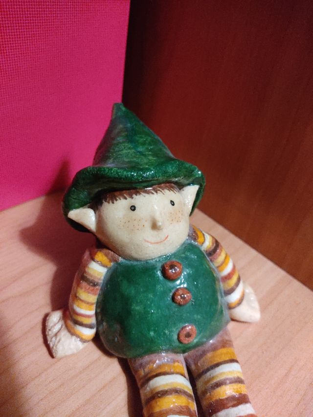 DUENDE artesanal hecho a mano pareja en el perfil