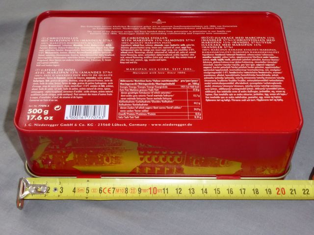 Lata Marzipan Stollen Niederegger