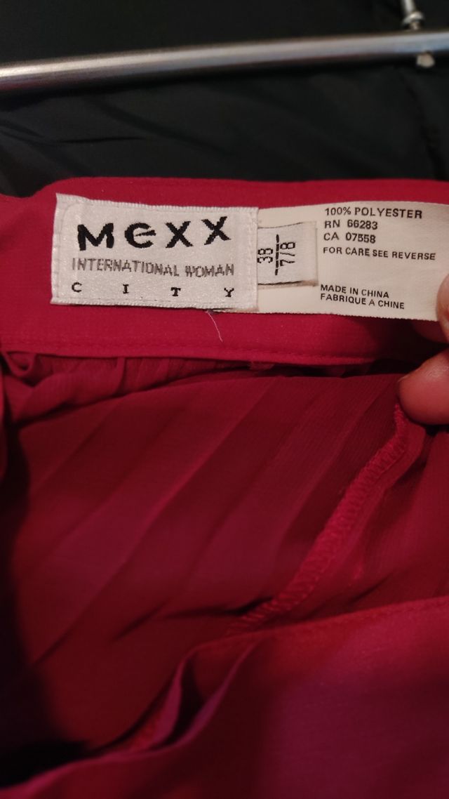 Falda plisada gasa MEXX