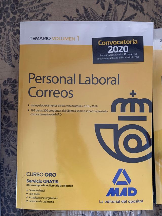 Libros Curso Personal Laboral Correos