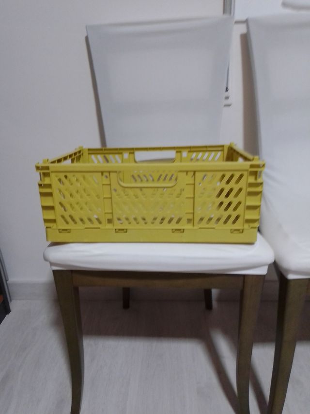 Caja de plástico plegable