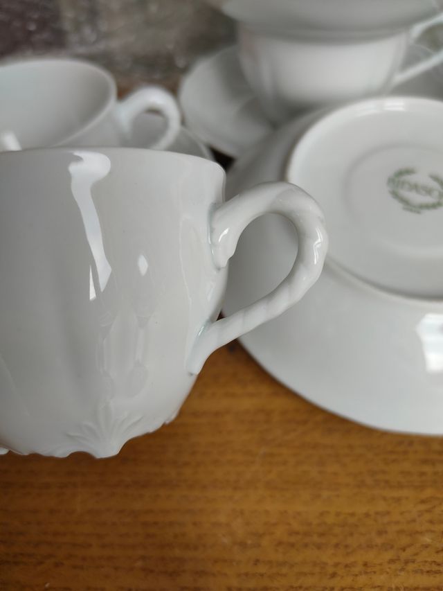 TAZAS café PORCELANA BIDASOA