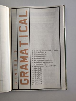 Diccionario gramática griega