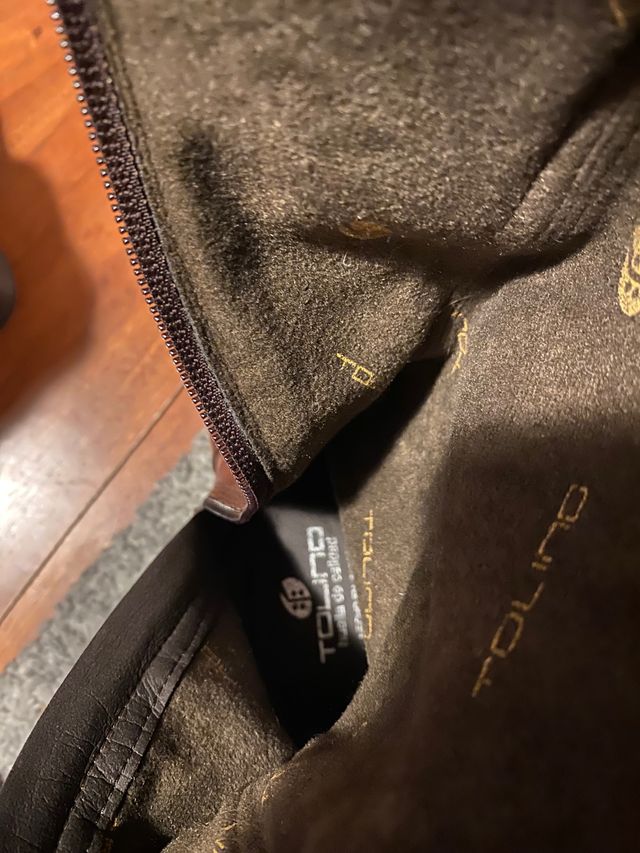 Botas cuero marrón 36 Tolino