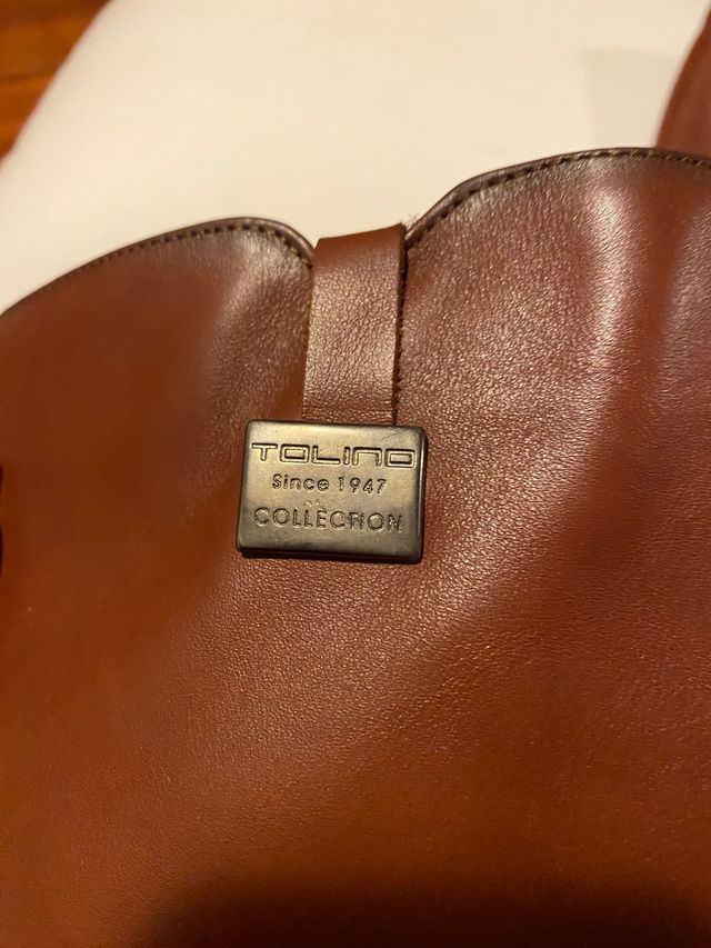 Botas cuero marrón 36 Tolino