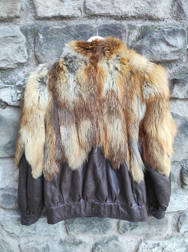 Jaqueta de pele vintage