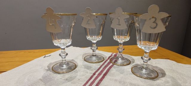 Segnaposto - Angioletto in metallo.