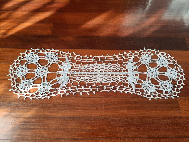 Tapete ganchillo hecho a mano