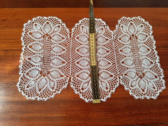 Tapete ganchillo hecho a mano