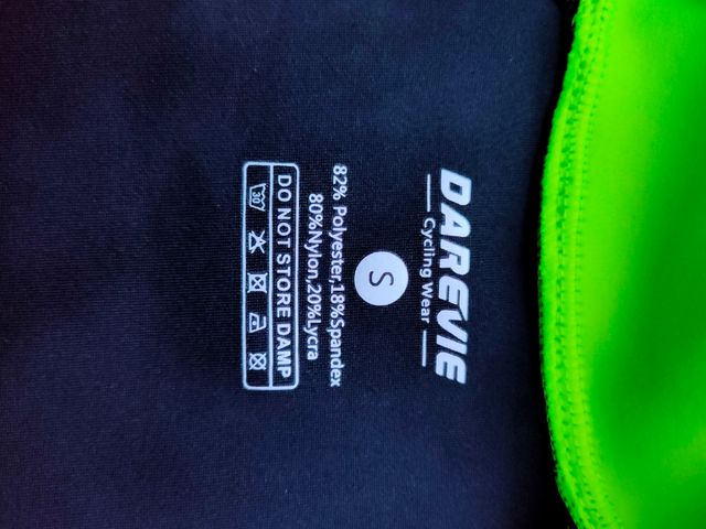Chaqueta ciclismo Darevie fluo talla S