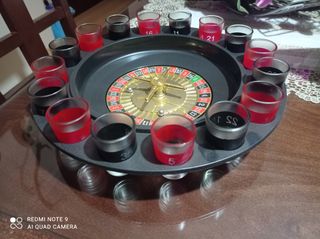 Juego Ruleta rusa chupitos.