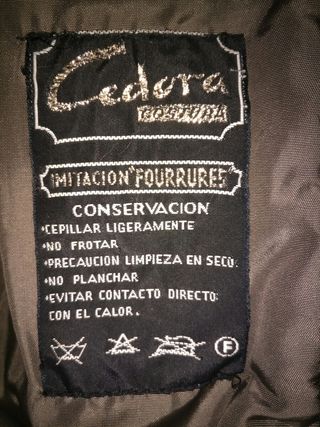 Chaquetón de mujer. 