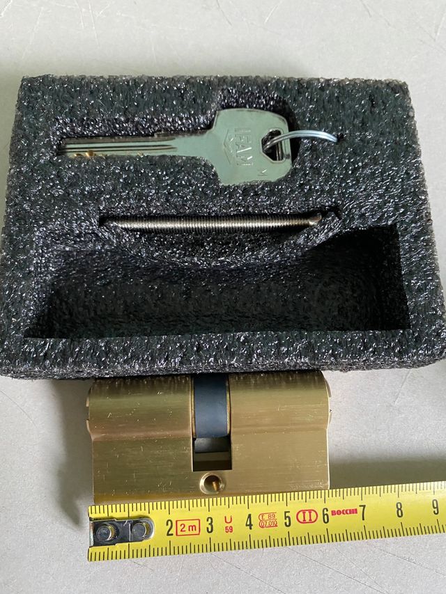 Bombín seguridad sin usar