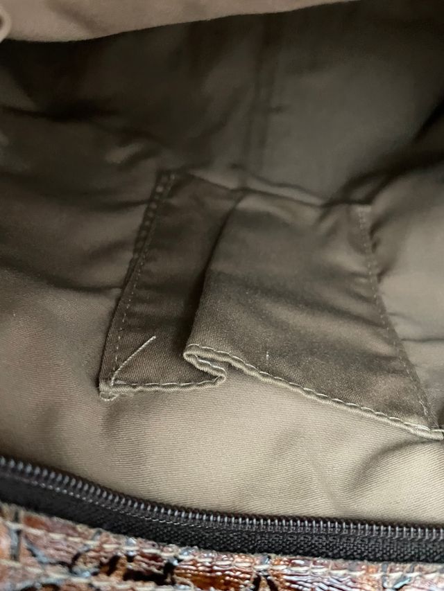 Bolso de mano marrón