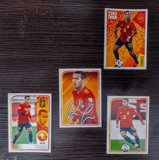 4 Cromos de Thiago 