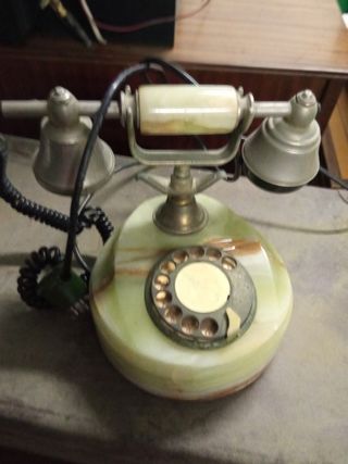 telefono a rotella in onice