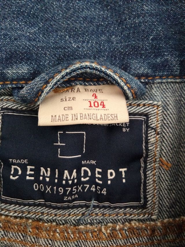 cazadora vaquera niño