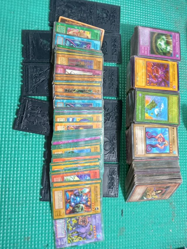 Lote cartas rol Yu Gi Oh unos 550
