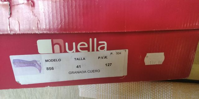 Botas Piel Cuero Bordadas 41