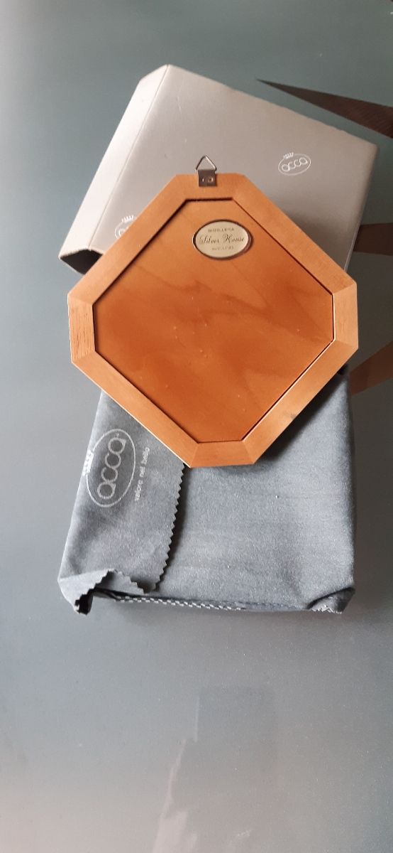 Quadretto argento "acca" Vintage 90s