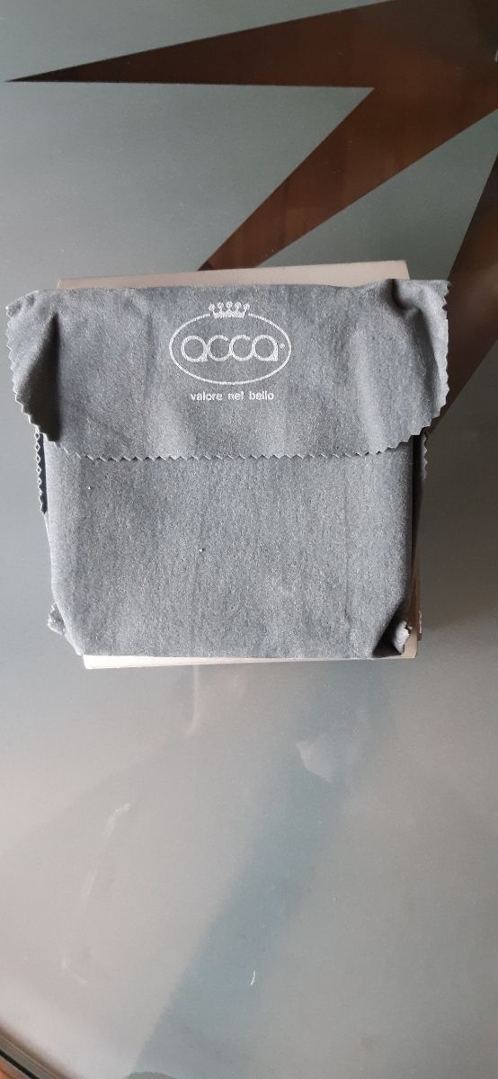 Quadretto argento "acca" Vintage 90s