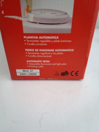 plancha para ropa 