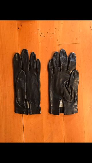 Guantes de piel y de lana