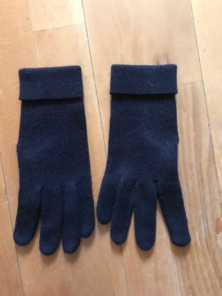Guantes de piel y de lana