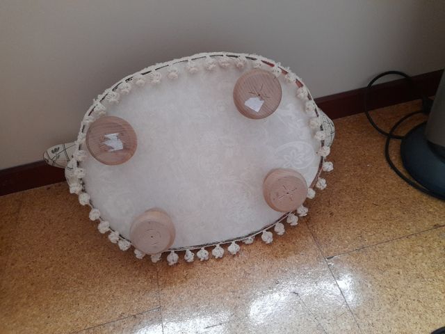 reposapies, forma tortuga