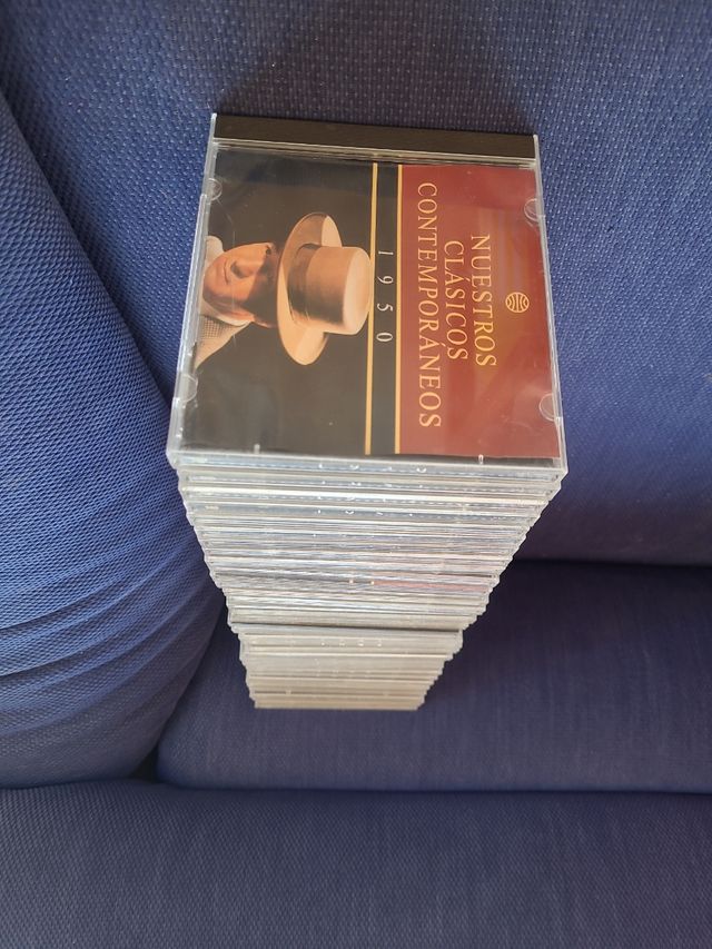 colección de cds de música