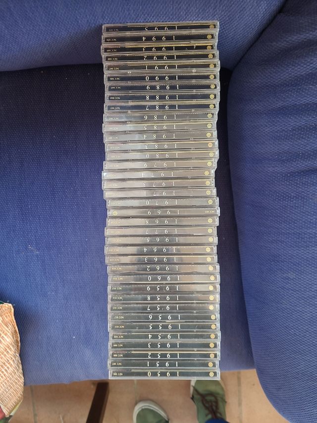 colección de cds de música