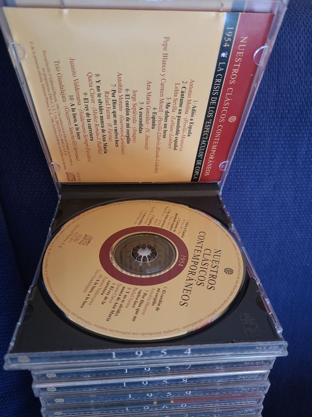 colección de cds de música