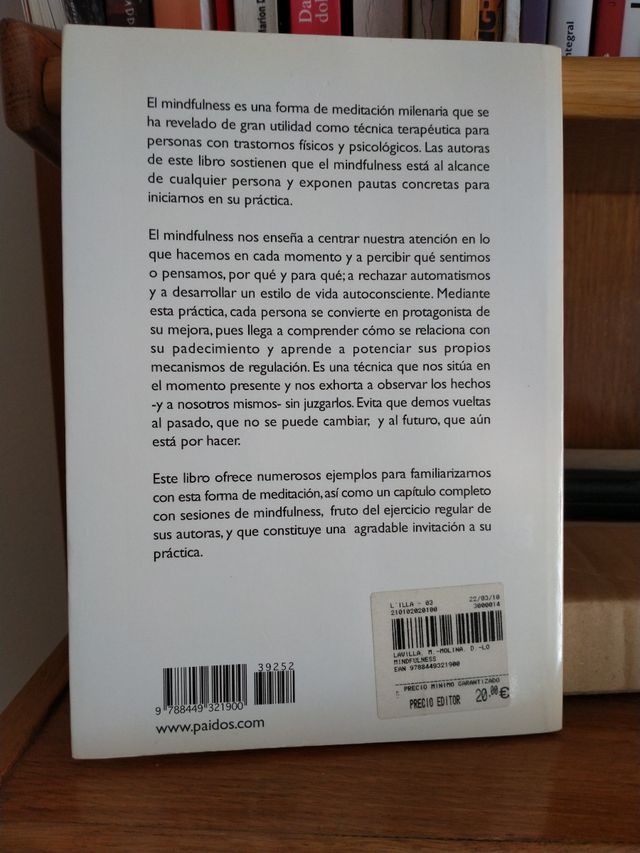Minfulness. Cómo practicar el aquí y el ahora.