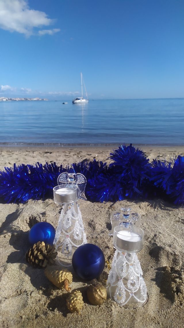 adorno navidad angel cristal regalo