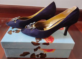 Zapatos peep toes ante Uda Medani